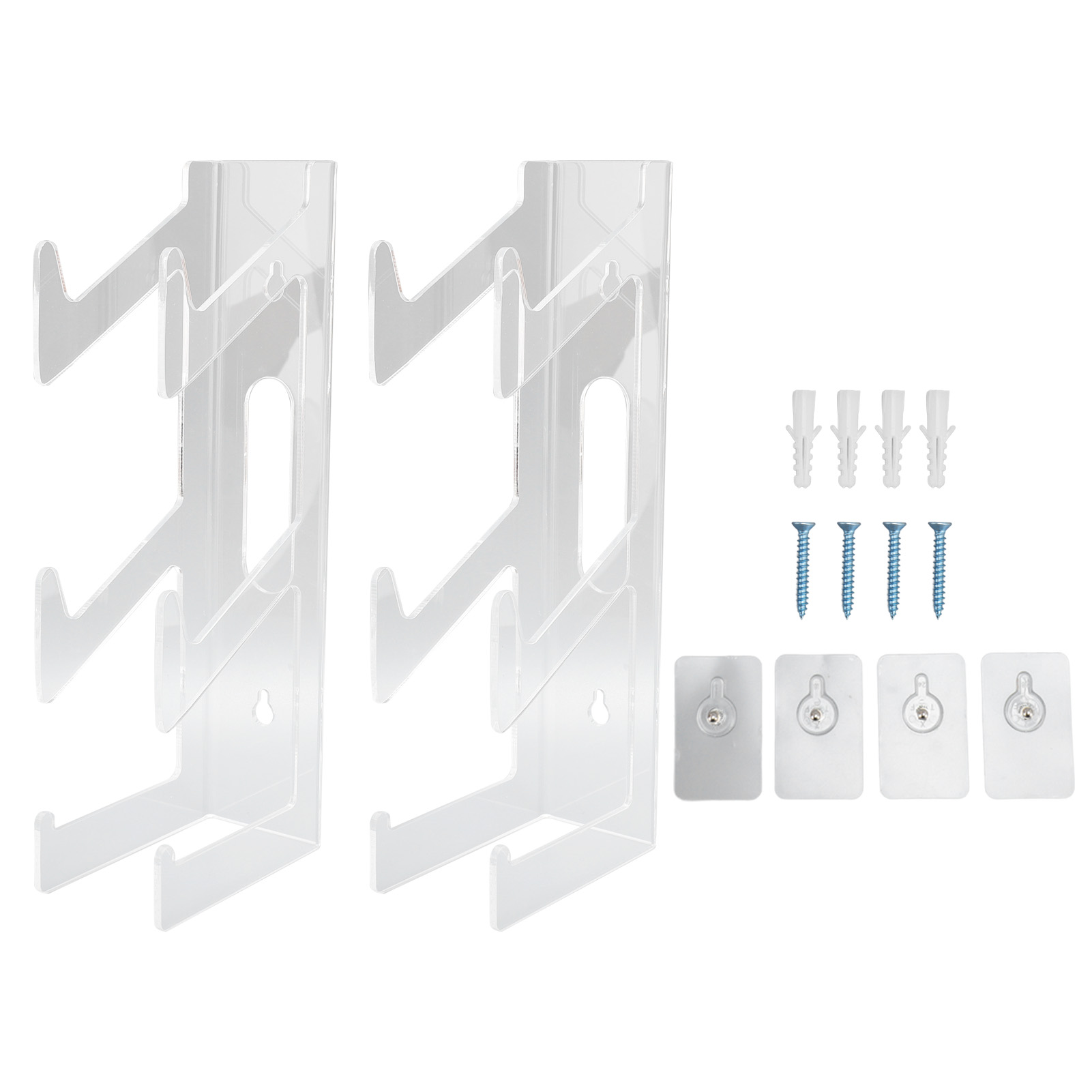 Gaming Accessories Wall Mount - コントローラースタンド コントローラーホルダー ゲームアクセサリー 壁掛け式 幅広い互換性 ヘッドフォン用の省スペース設計