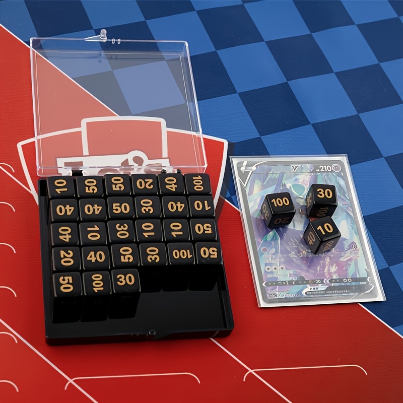 Gaming Accessories To Have - 10個入り PTCG カウンタートークンダイス、アクリルデジタルダイス、PTCG、MTG、CCG、カードゲームに最適なアクセサリー、PTCGの必需品