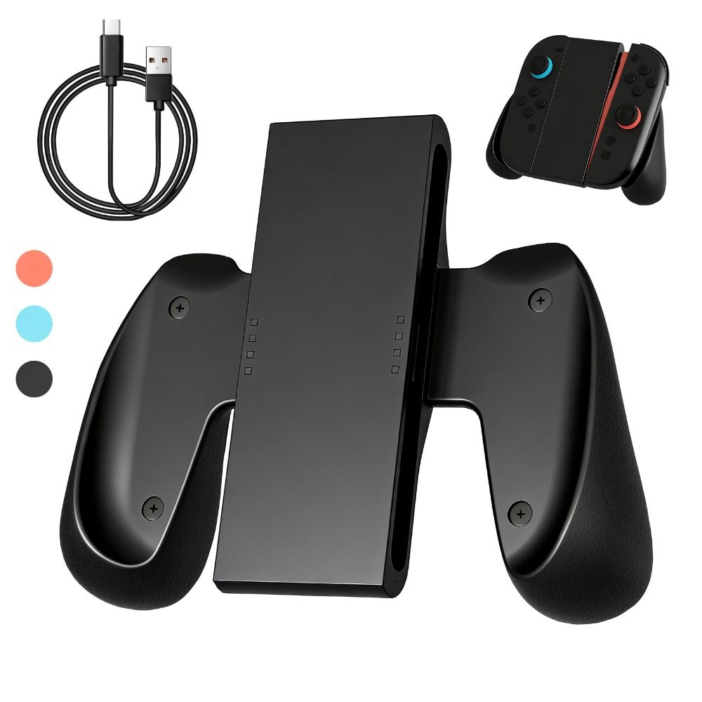 Gaming Hand Accessories - 人間工学に基づいたコントローラーハンドグリップ、快適な高速充電ゲームパッドホルダー、充電しながらプレイできるハンドルグリップ（ニンテンドースイッチ2 Joy-Con用）