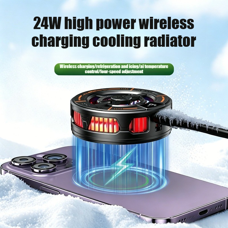 K28 磁気半導体電話クーラー ワイヤレス高速充電器冷却ラジ - Gaming Accessories For Room のレビューと価格