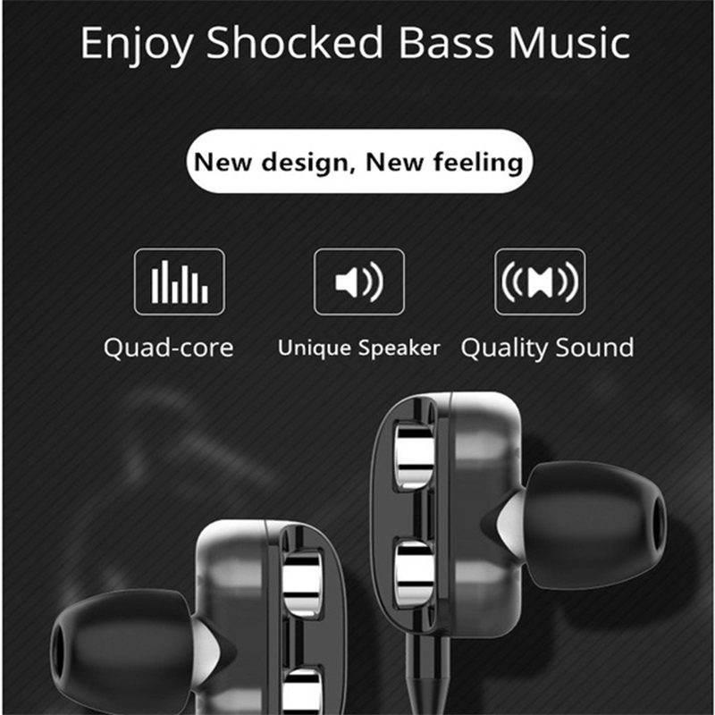 インイヤーステレオヘッドセット重低音サウンド iPhone  - Gaming Headphone Accessories のレビューと価格