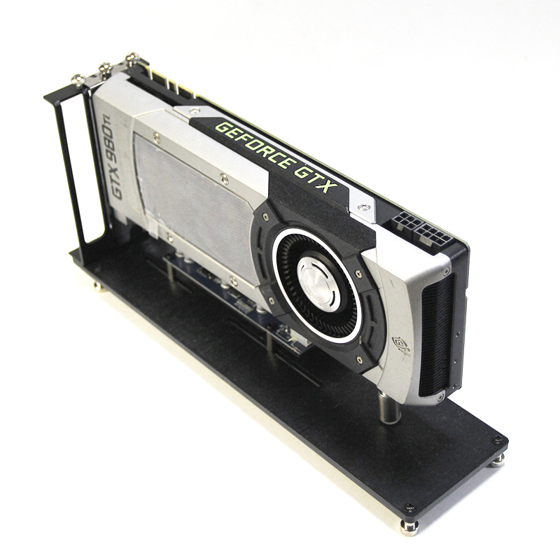グラフィックカード垂直アクリルブラケットライザー PCI E - Vertical Gpu Bracket のレビューと価格