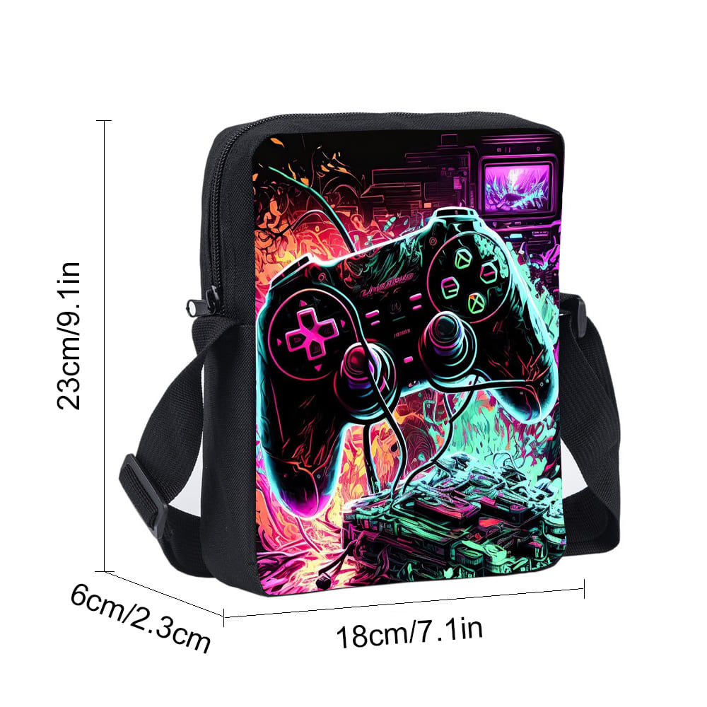 クールなゲームパッドデイリー片面メッセンジャーバッグ男の子/ - Gaming Accessories For Kids のレビューと価格