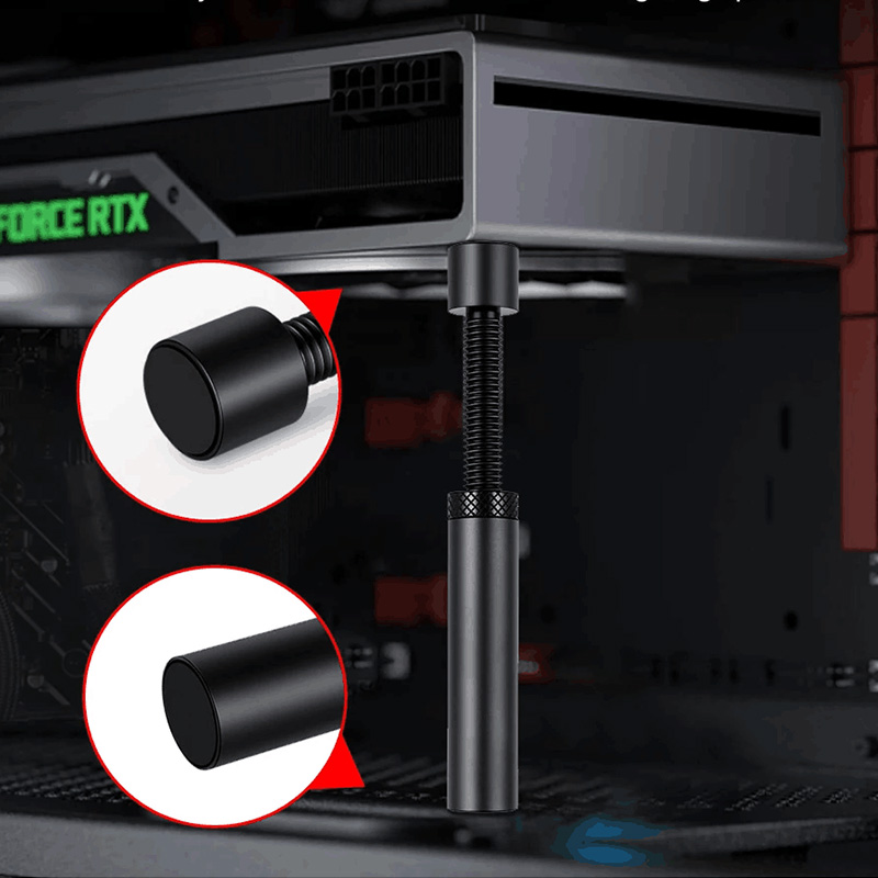 アルミグラフィックスカードブラケット GPU サポート抗たる - Vertical Gpu Bracket のレビューと価格