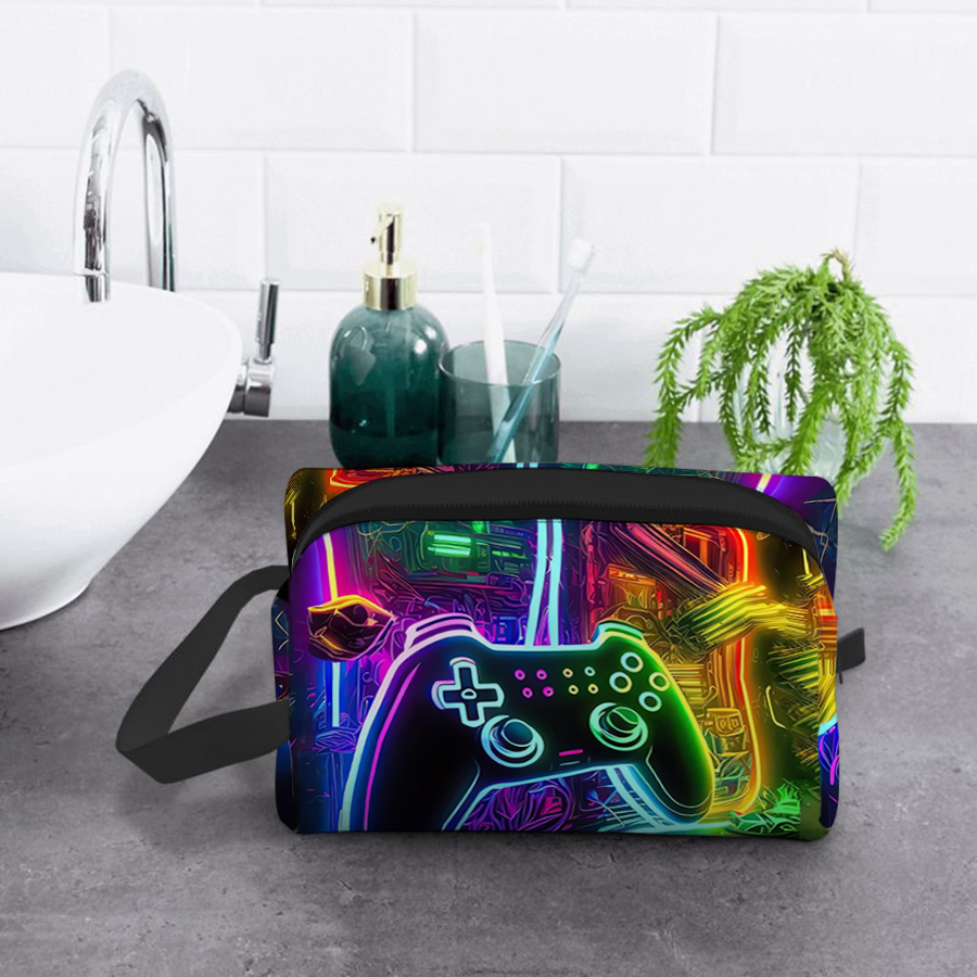 ゲームパッドパターン化粧品バッグ男の子と女の子のための最高の - Gaming Accessories For Kids のレビューと価格