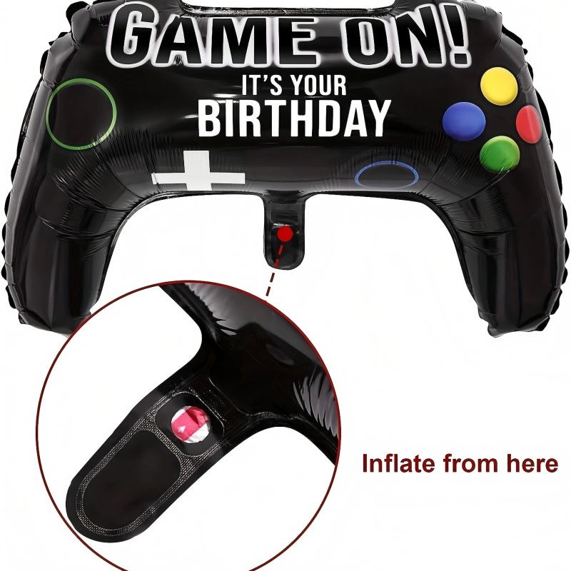 ビデオゲームコントローラーアルミフィルムバルーンゲームパッド - Gaming Accessories For Room のレビューと価格