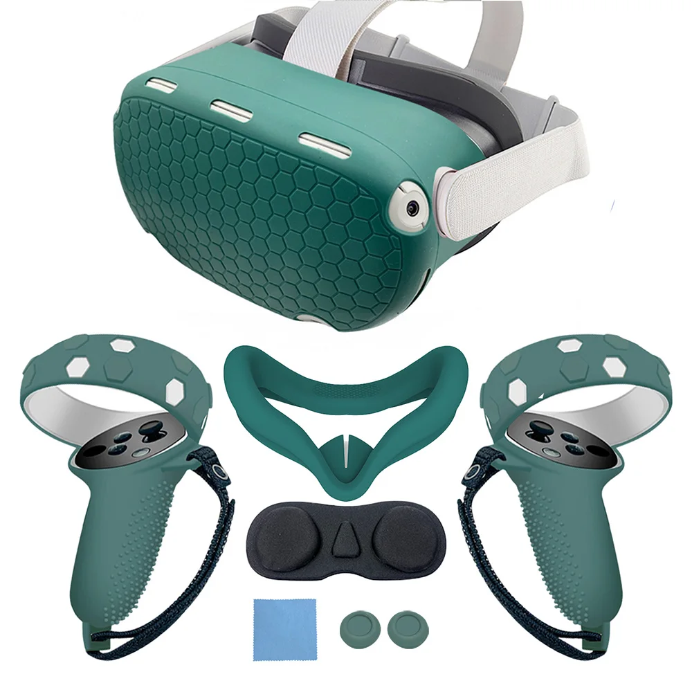 シリコン保護ケース,Oculus Quest 2用,ヘッドカ - Gaming Headphone Accessories のレビューと価格