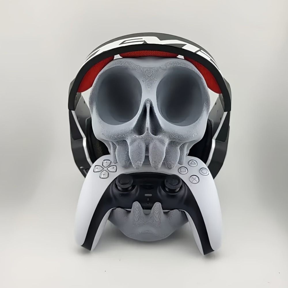 頭蓋骨型コントローラースタンドヘッドフォンホルダー 2-in - Gaming Headphone Accessories のレビューと価格