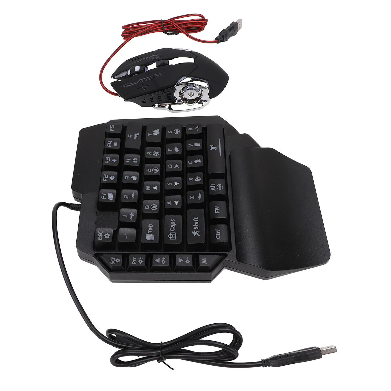キーボード マウス コンバーター セット 応答性の高い片手キ - Gaming Hand Accessories のレビューと価格