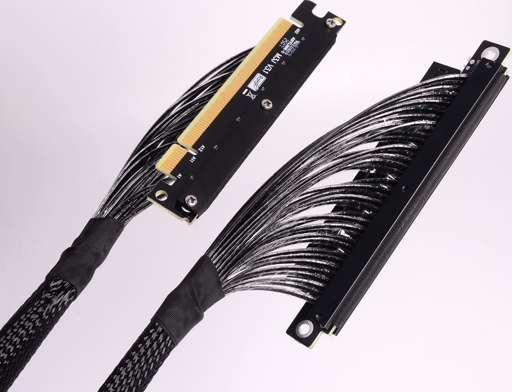 ADT新型デュアルリバースライザーケーブル 右＆左曲げケーブ - Vertical Gpu Bracket のレビューと価格
