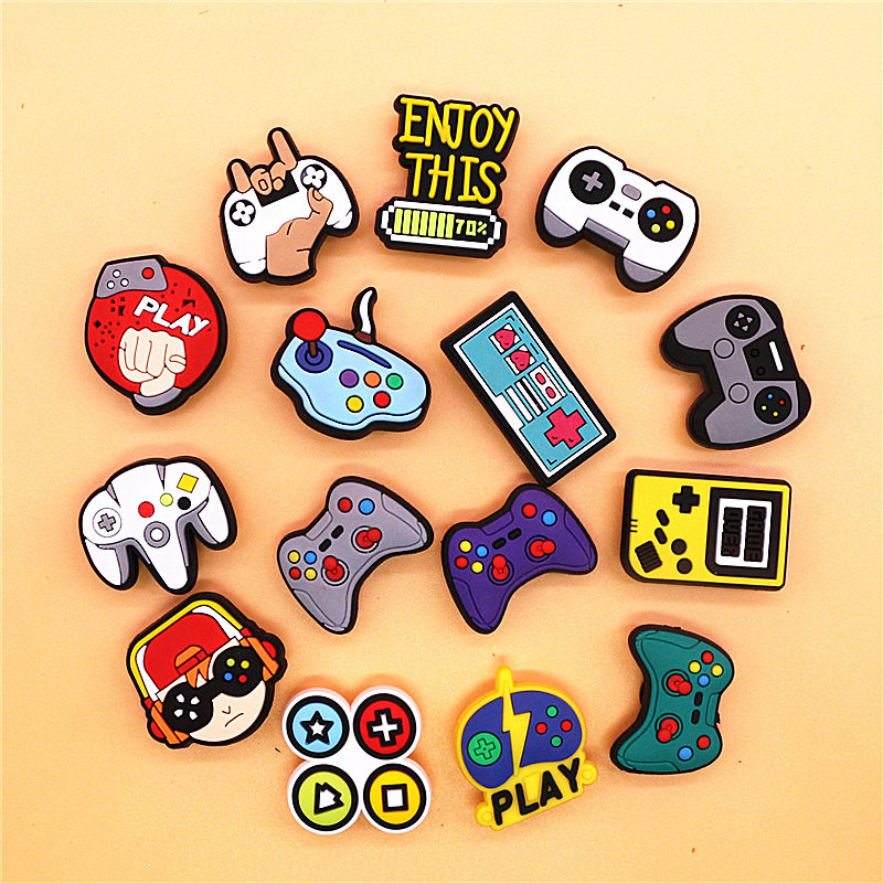 ゲーム愛好家のためのPVCシューズチャーム,ゲーム愛好家のた - Gaming Accessories For Kids のレビューと価格