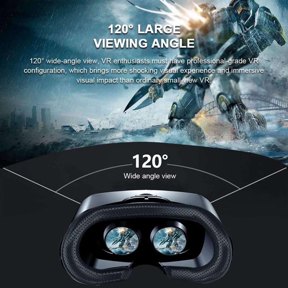 VRG Pro バーチャルリアリティ VRグラス ヘッドセッ - Gaming Headphone Accessories のレビューと価格
