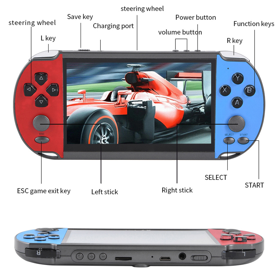 子供のためのレトロなポータブルビデオゲームコンソール,ゲーム - Gaming Accessories For Kids のレビューと価格