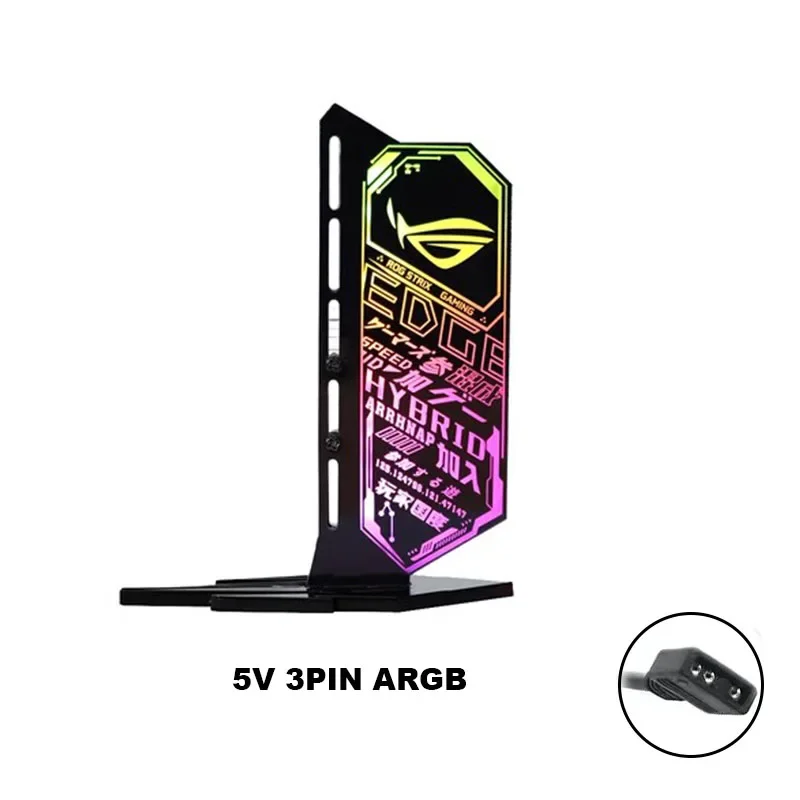 カスタマイズされたargb vgaホルダー,mod 5v,輝 - Vertical Gpu Bracket のレビューと価格