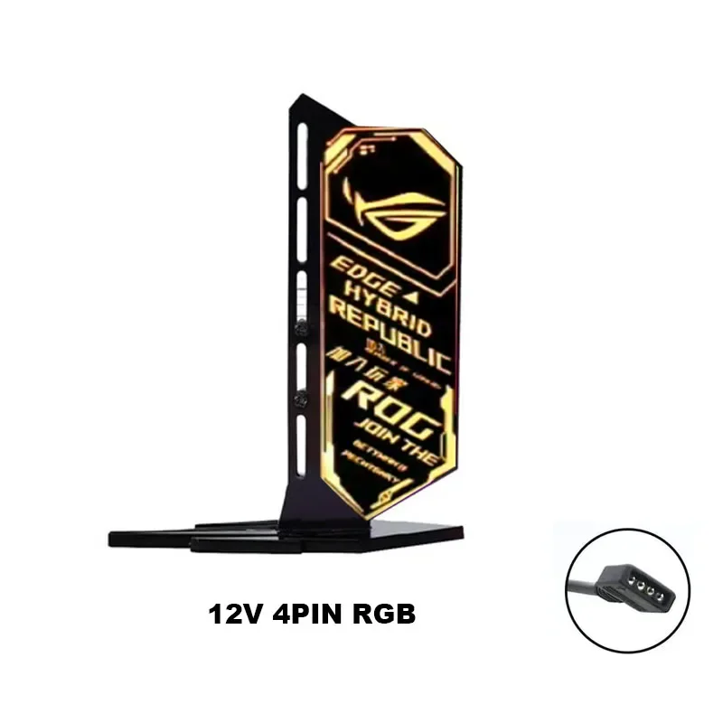 カスタマイズされたargb vgaホルダー,mod 5v,輝 - Vertical Gpu Bracket のレビューと価格