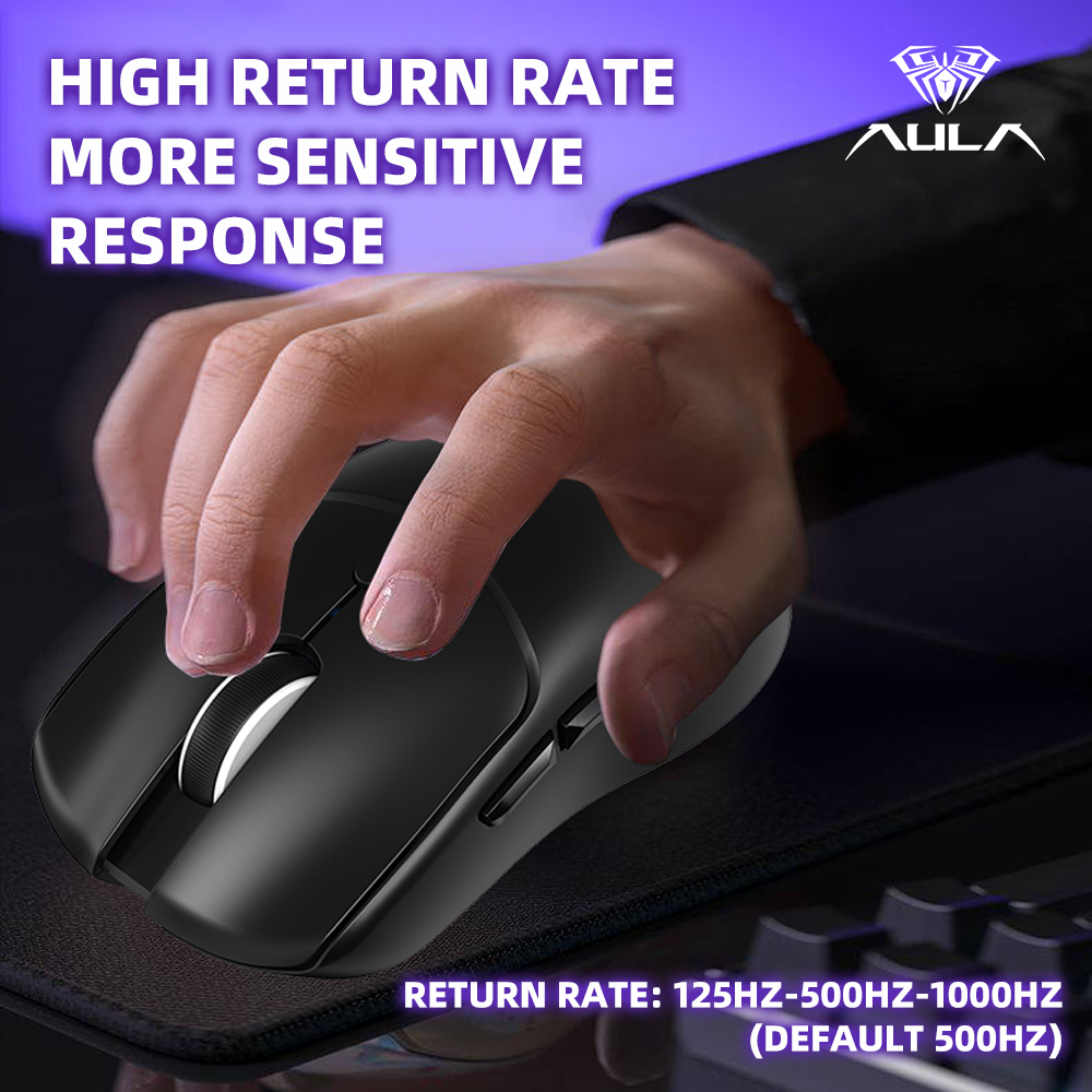 AULA SC580X ワイヤレスマウス トライモード充電式 - Gaming Hand Accessories のレビューと価格