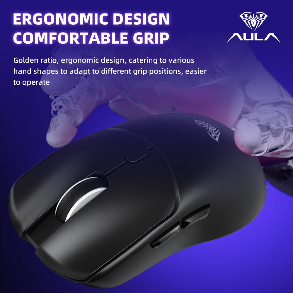 AULA SC580X ワイヤレスマウス トライモード充電式 - Gaming Hand Accessories のレビューと価格