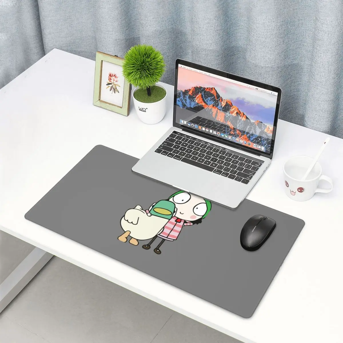 大型マウスパッド サラとアヒルが楽しんで遊ぶ ゲーマー PC - Gaming Accessories To Have のレビューと価格