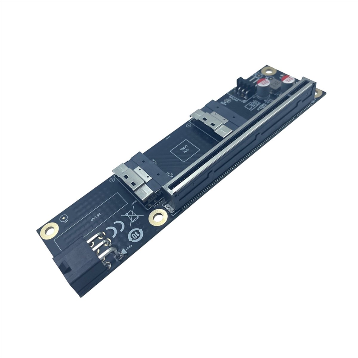 2 ポート PCI-E 4.0 X16 から SlimSAS - Vertical Gpu Bracket のレビューと価格