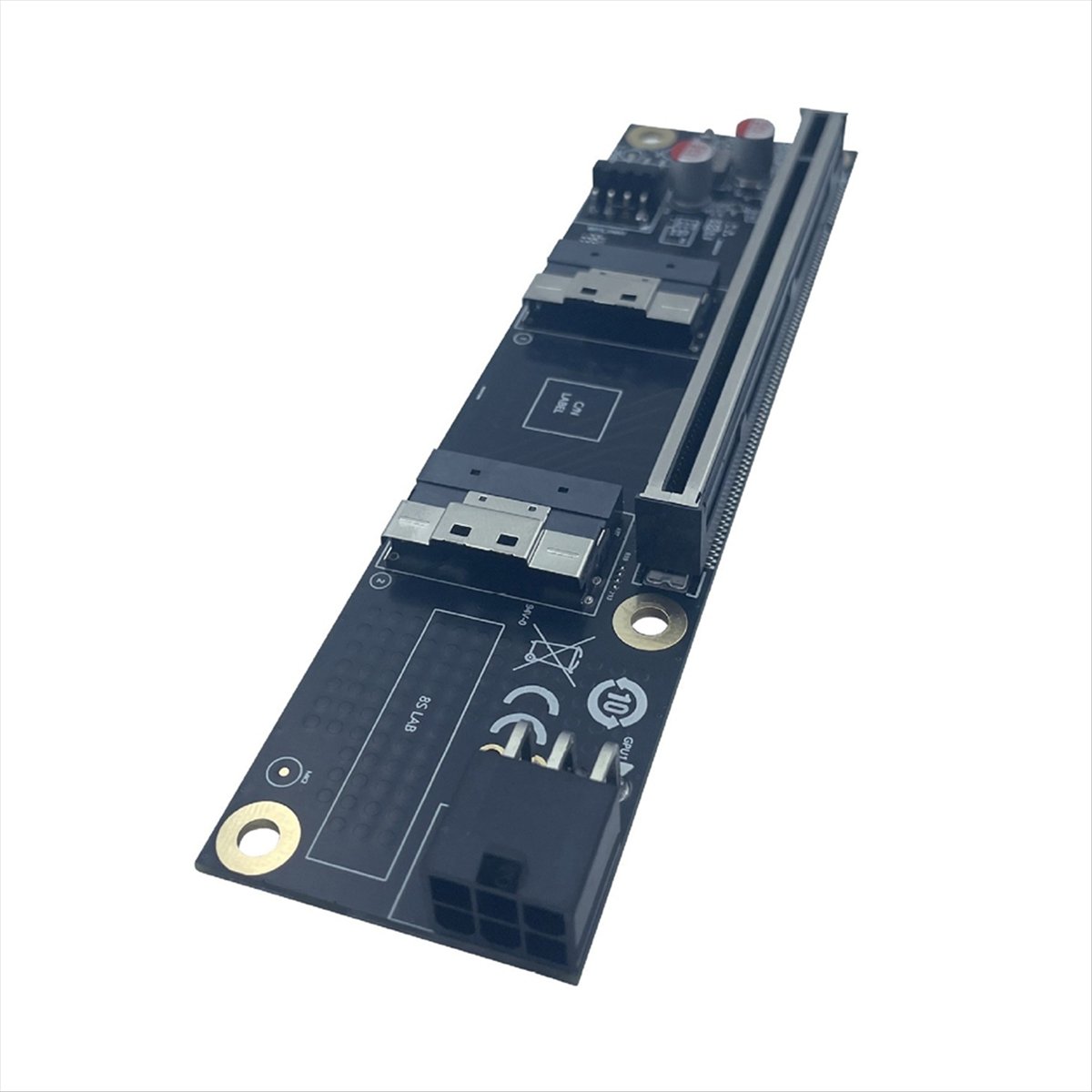 2 ポート PCI-E 4.0 X16 から SlimSAS - Vertical Gpu Bracket のレビューと価格