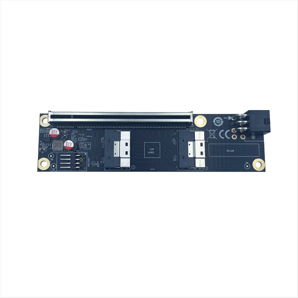 2 ポート PCI-E 4.0 X16 から SlimSAS - Vertical Gpu Bracket のレビューと価格