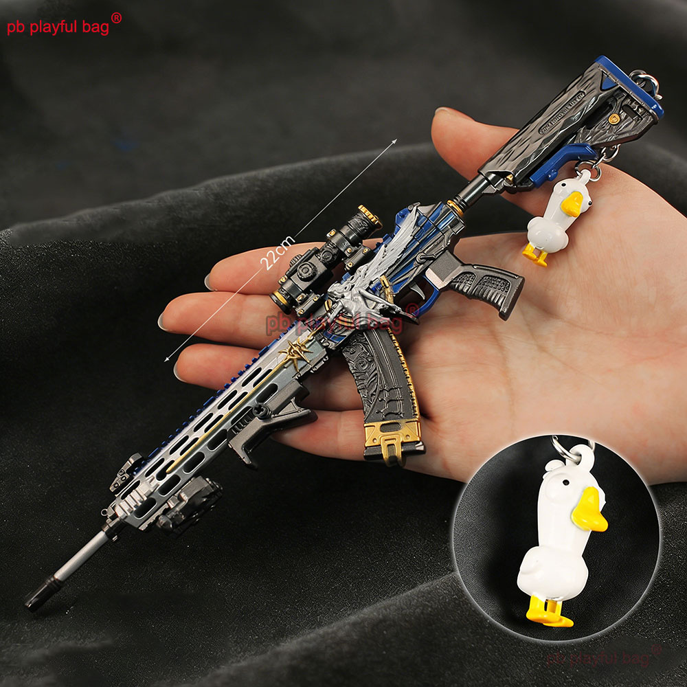 22cm着脱式おもちゃ銃キーホルダー金属製モデルディスプレイ - Gaming Accessories For Kids のレビューと価格