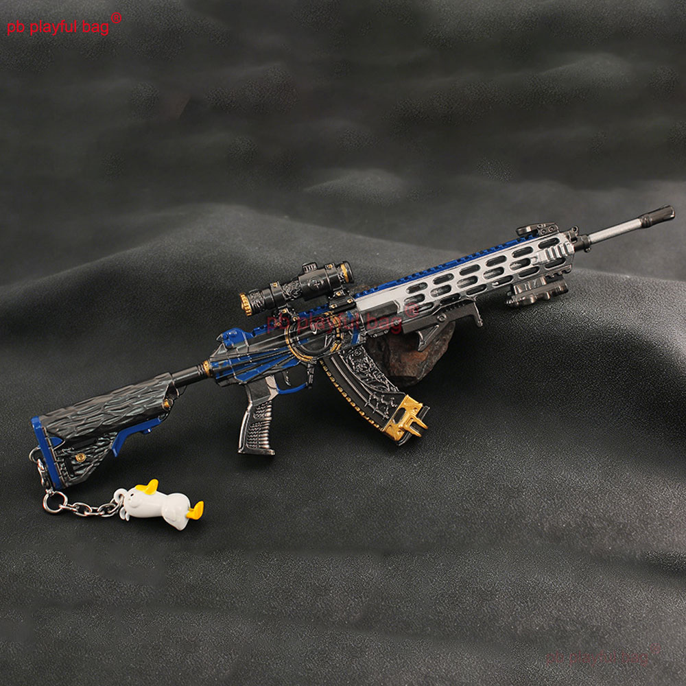 22cm着脱式おもちゃ銃キーホルダー金属製モデルディスプレイ - Gaming Accessories For Kids のレビューと価格