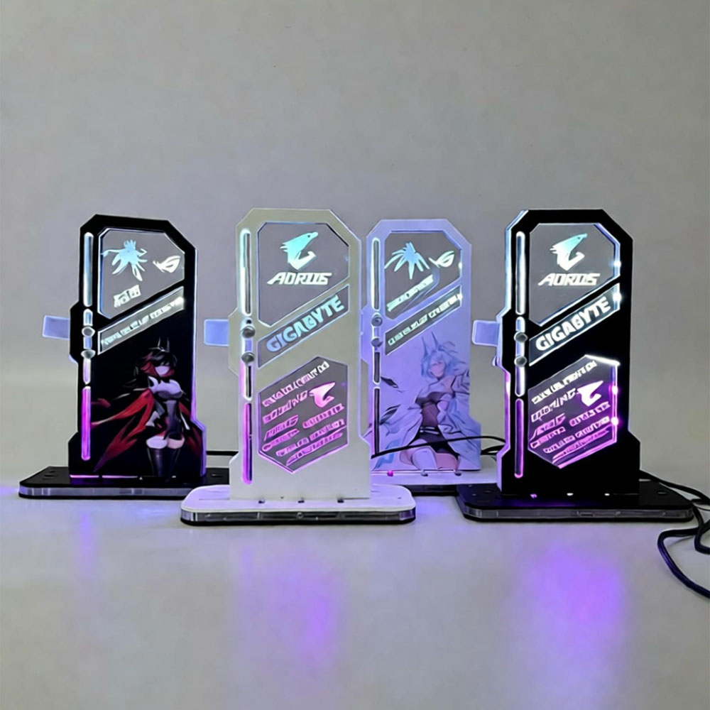 DIYミラーVGAホルダーARGBゲーマーキャビネット509 - Vertical Gpu Bracket のレビューと価格