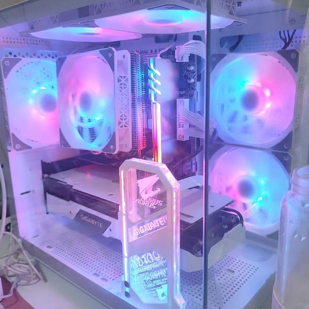 DIYミラーVGAホルダーARGBゲーマーキャビネット509 - Vertical Gpu Bracket のレビューと価格